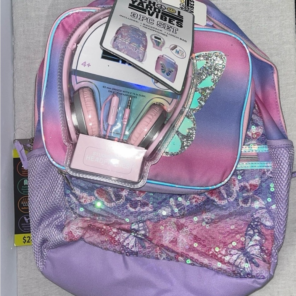 Butterfly Backpack Set - Picture 4 of 4